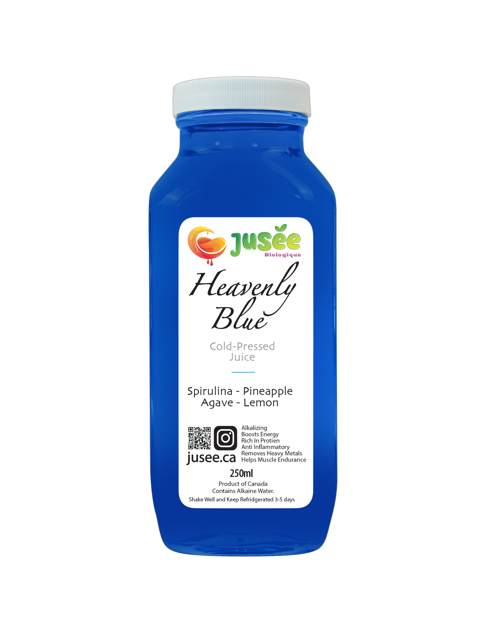250mlHeavenlyBlueQRx