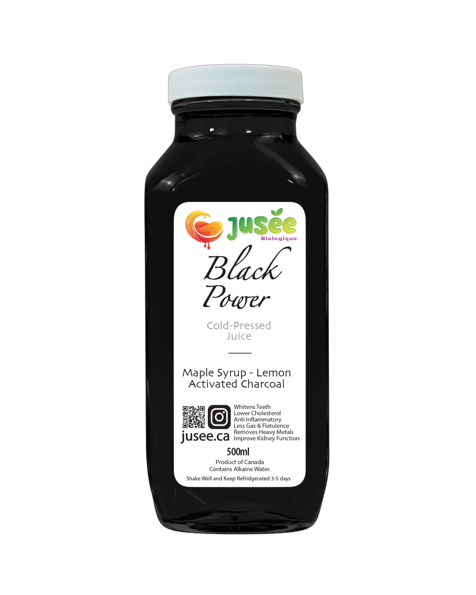 500mlBlackPowerQR